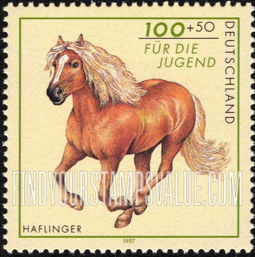 FindYourStampsValue: SEMI-POSTAL - Horses: Haflinger