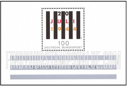 FindYourStampsValue: Attempt to Assassinate Hitler, 50th Anniversary