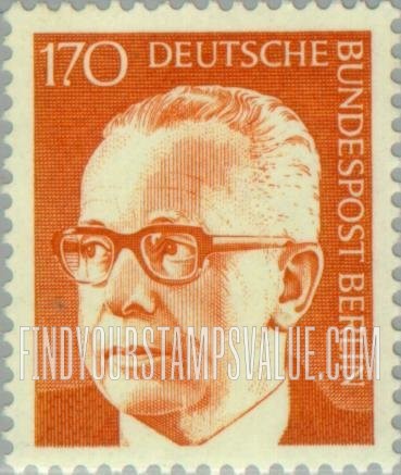 FindYourStampsValue: BERLIN - President Heinemann Type of Germany Inscribed “Berlin”