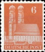 FindYourStampsValue: Historic Buildings - Our Lady's Church, Munich