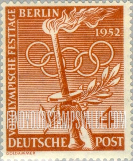 FindYourStampsValue: BERLIN - Olympic Symbols