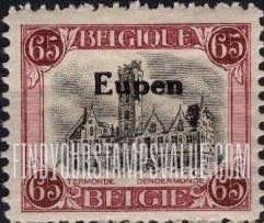 FindYourStampsValue: GERMAN OCCUPATION - Dendermonde: Belgian Stamps of 1915-20 Overprinted