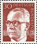 FindYourStampsValue: Gustav Heinemann, The Third President of Germany