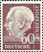 FindYourStampsValue: President Theodor Heuss