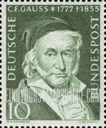 FindYourStampsValue: Death Centenary of Carl Friedrich Gauss, Mathematician