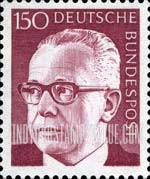 FindYourStampsValue: Gustav Heinemann, The Third President of Germany