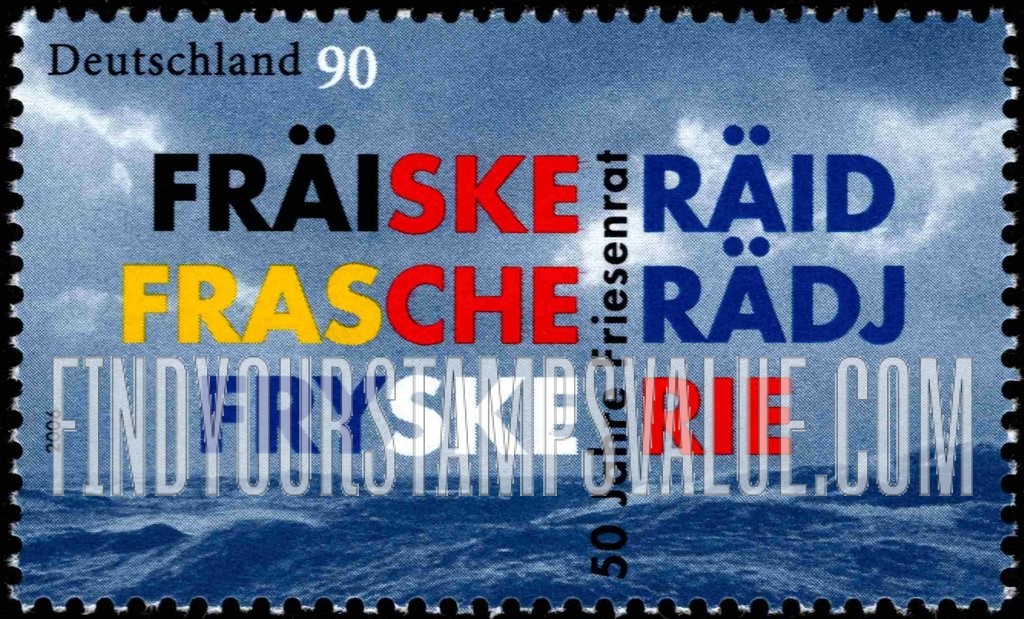 FindYourStampsValue: Frisian Council, 50th Anniversary