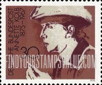 FindYourStampsValue: German Woman Writers - Annette Kolb, Writer