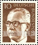 FindYourStampsValue: Gustav Heinemann, The Third President of Germany