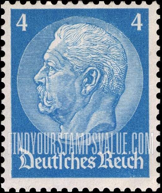 FindYourStampsValue: 85th Birthday of President von Hindenburg - President von Hindenburg