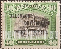 FindYourStampsValue: GERMAN OCCUPATION - Dinant: Overprinted