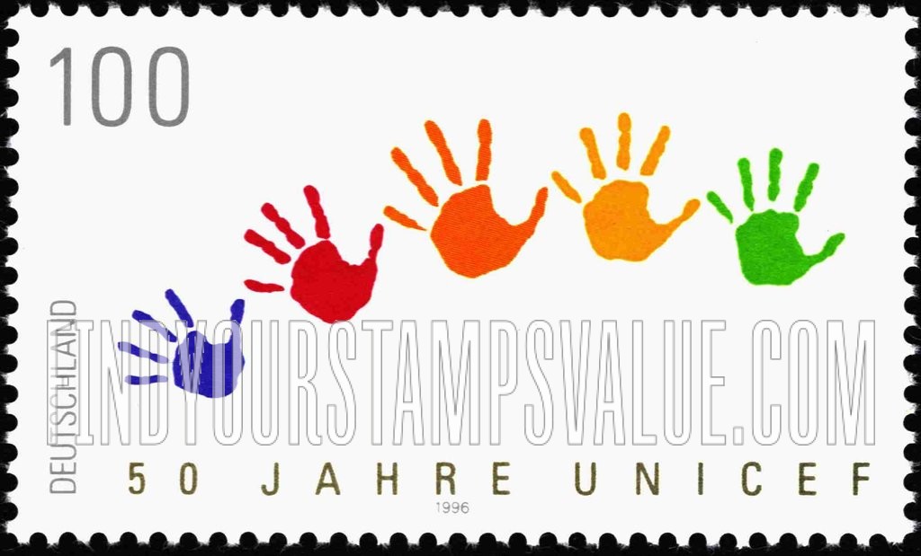 FindYourStampsValue: UNICEF, 50th Anniversary