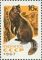 FindYourStampsValue: Russia: USSR, Fur-bearing Animals - Sable