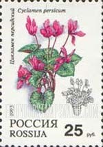 FindYourStampsValue: Russia: Russian Federation, Flowers - Cyclamen Persicum