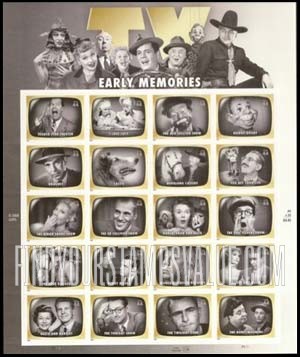 FindYourStampsValue: EARLY TV MEMORIES, Self-Adhesive stamps
