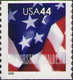 FindYourStampsValue: FLAG, Self-Adhesive Coil stamp
