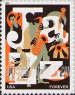 FindYourStampsValue: JAZZ - Musicians, Self-Adhesive stamp