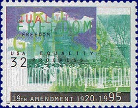 FindYourStampsValue: WOMAN SUFFRAGE