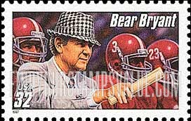 FindYourStampsValue: BEAR BRYANT - Football Coaches