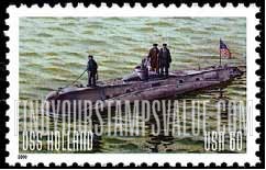 FindYourStampsValue: SUBMARINES - USS Holland, Booklet Stamp