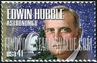 FindYourStampsValue: AMERICAN SCIENTISTS - Edwin Hubble, Astronomer, Self-Adhesive stamp