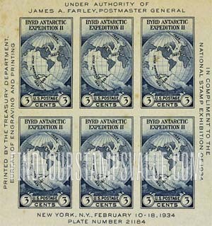 FindYourStampsValue: NATIONAL STAMP EXHIBITION - World Map on van der Grinten's Projection