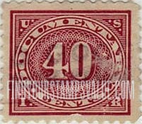FindYourStampsValue: DOCUMENTARY ISSUE - Forty Cents