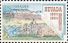 FindYourStampsValue: NEVADA STATEHOOD, 100th ANNIVERSARY