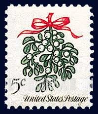 FindYourStampsValue: CHRISTMAS - Mistletoe