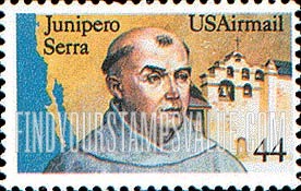 FindYourStampsValue: FR. JUNIPERO SERRA