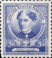 FindYourStampsValue: FAMOUS AMERICAN EDUCATORS - Frances E.Willard