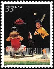 FindYourStampsValue: YOUTH TEAM SPORTS - Baseball