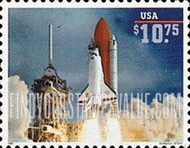 FindYourStampsValue: SPACE SHUTTLE ENDEAVOUR - Express Mail Rate