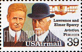 FindYourStampsValue: LAWRENCE AND ELMER SPERRY