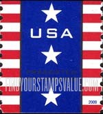 FindYourStampsValue: PATRIOTIC BANNER, Coil stamp