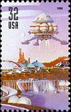 FindYourStampsValue: SPACE DISCOVERY - Spaceship landing