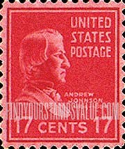 FindYourStampsValue: PRESIDENTIAL ISSUE - Andrew Johnson