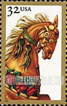 FindYourStampsValue: CAROUSEL HORSES