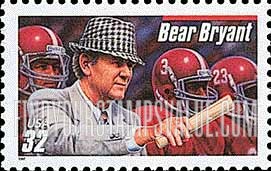FindYourStampsValue: BEAR BRYANT - Football Coaches