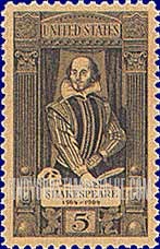 FindYourStampsValue: 400th BIRTH ANNIVERSARY OF WILLIAM SHAKESPEARE