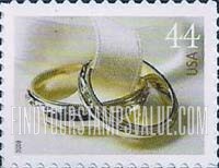 FindYourStampsValue: WEDDINGS - Wedding Rings, Self-Adhesive stamp