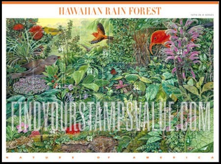 FindYourStampsValue: HAWAIIAN RAIN FOREST, Self-Adhesive stamps