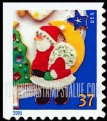 FindYourStampsValue: CHRISTMAS COOKIES - Santa Claus, Booklet stamp