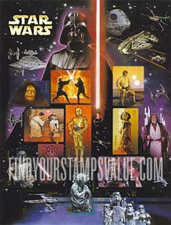 FindYourStampsValue: STAR WARS, Self-Adhesive stamps