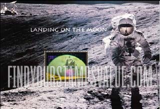 FindYourStampsValue: SPACE - Landing on the Moon