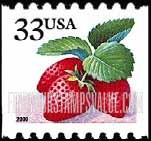FindYourStampsValue: BERRIES - Strawberries, Self-Adhesive Coil stamp