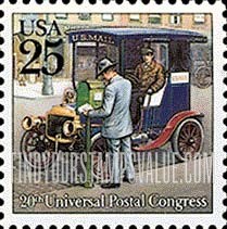 FindYourStampsValue: 20th UPU CONGRESS - Depot-Hack Type Automobile