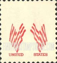 FindYourStampsValue: CROSSED FLAGS - 50-Star and 13-Star