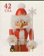 FindYourStampsValue: HOLIDAY NUTCRACKERS - Father Christmas, Self-Adhesive Booklet Stamp