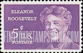 FindYourStampsValue: ELEANOR ROOSEVELT